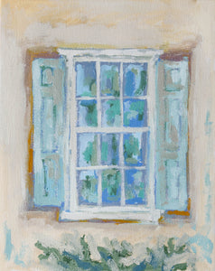 Window with Vine- 8x10, Comes Framed