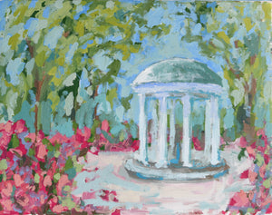 Old Well in Bloom- 14x11