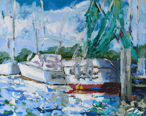 Docked in Georgetown- 14x11