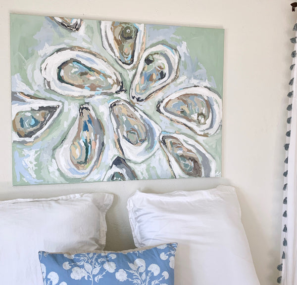 Oysters in Sea- 40x30