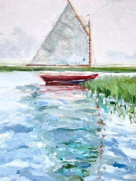 Howie's Bellport Boat- 36x36