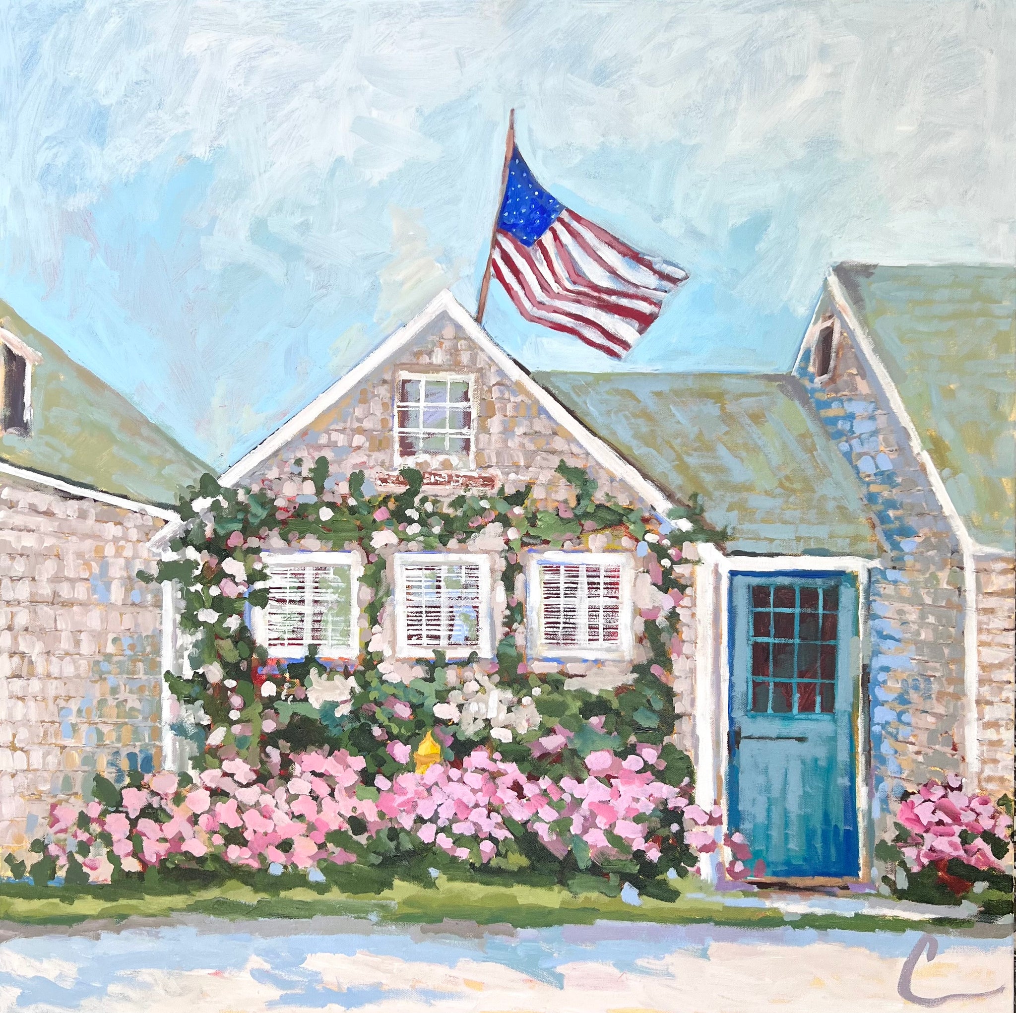 Oh my Nantucket- 36x36