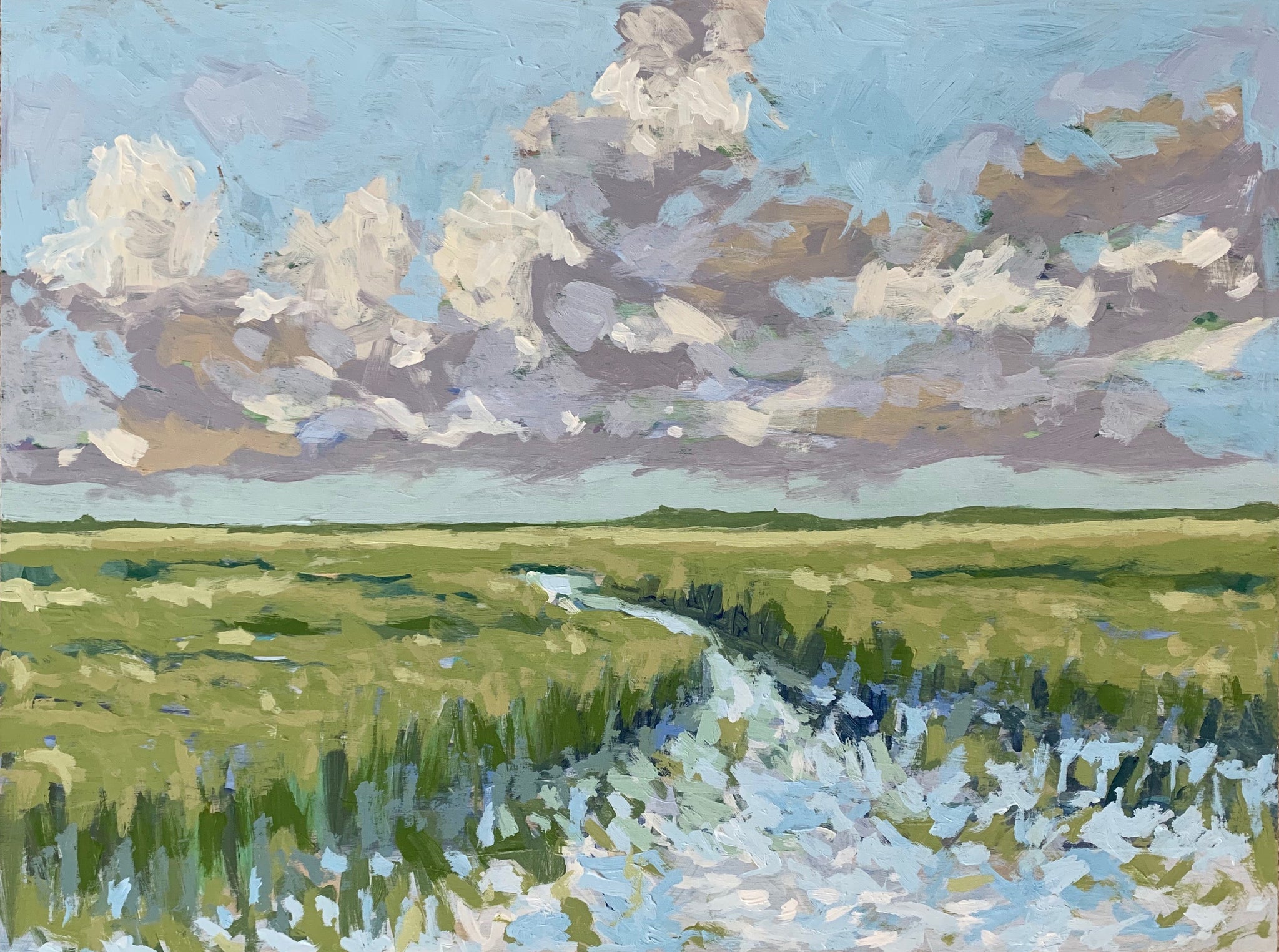 Marsh Hue- 24x18