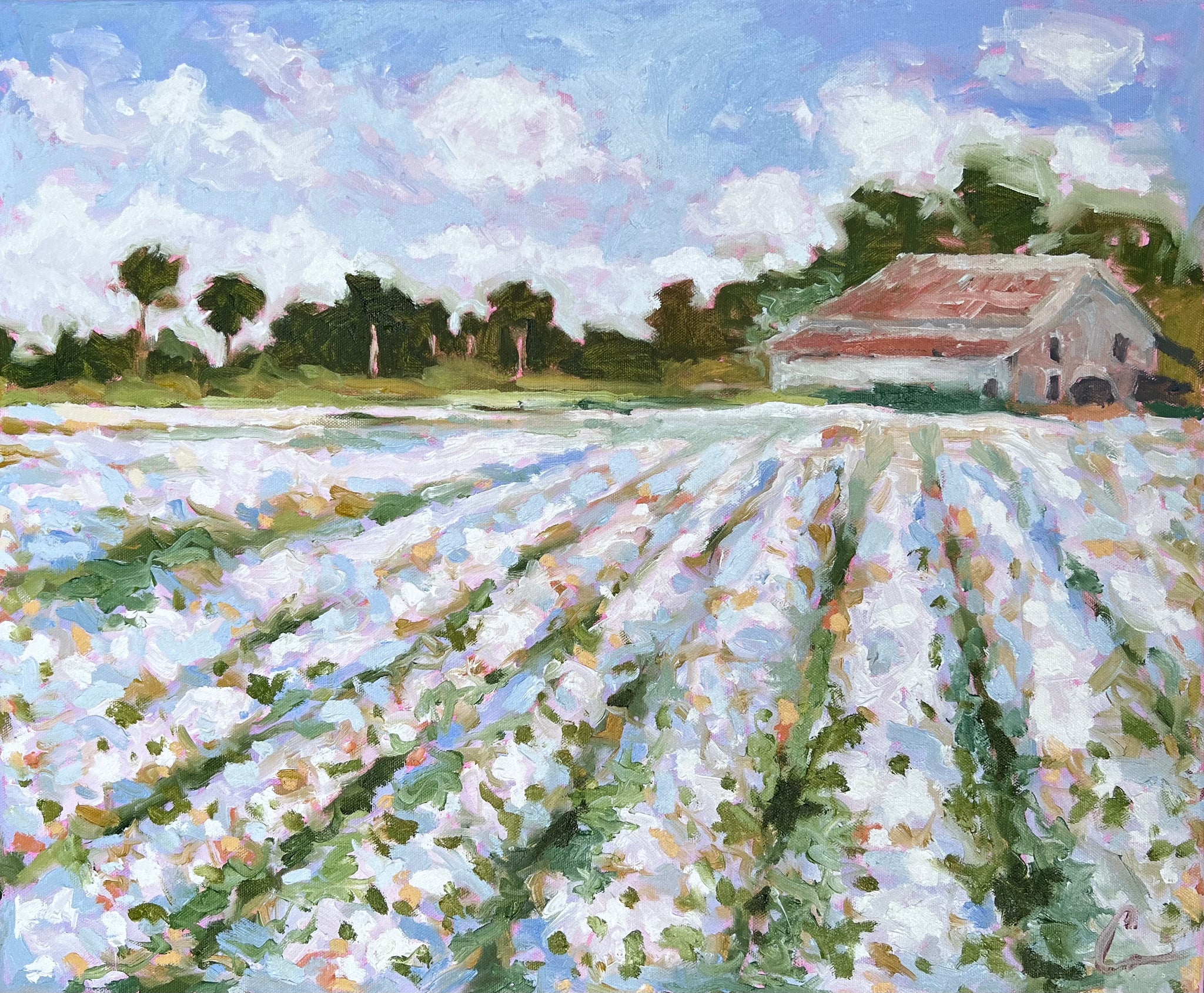 Mom's Field- 24x20