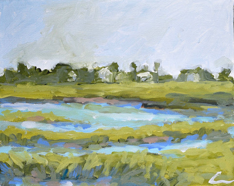 Painted from the Back Deck- 10X8