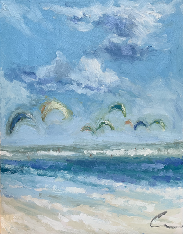 Kite Surf on Sullivan's- 11x14