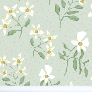 Flowers for Betsy in Garden- Wallpaper