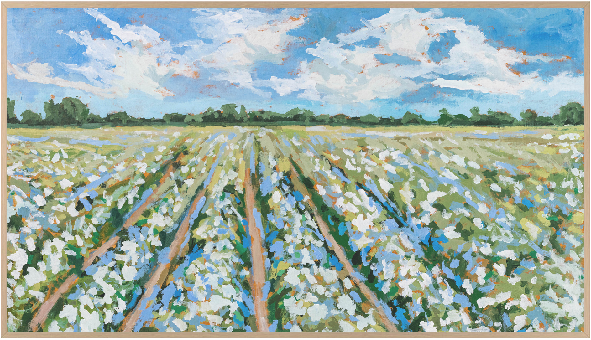 Fields in Carolina Frame TV Digital File