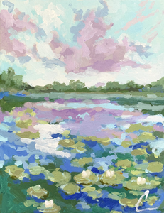 Lily Pond No. 1- 11x14