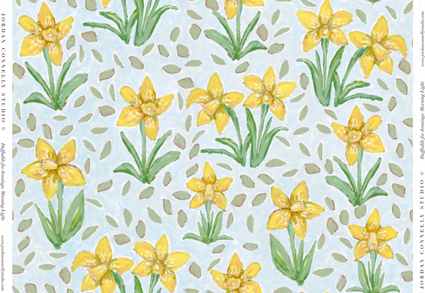 Daffodils for Jennings in Morning Light- Wallpaper
