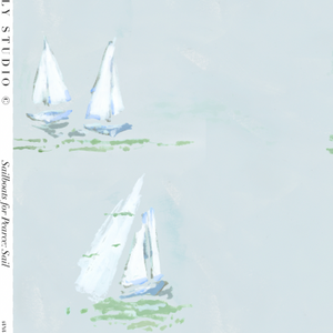 Sailboats for Pearce in Wave- Fabric