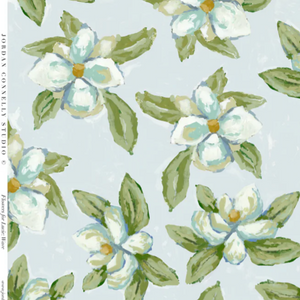 Flowers for Lucie in Wave- Fabric