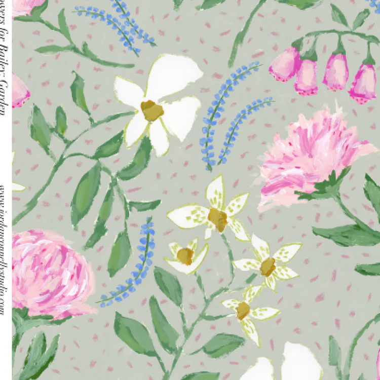 Flowers for Bailey in Garden- Wallpaper